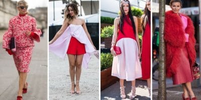 combinar de manera sensual y sexy rojo con rosa